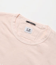 Load image into Gallery viewer, CP Company Resist Dyed Logo T-Shirt in Pink
