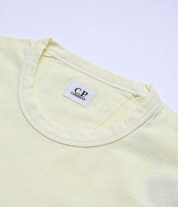 CP Company Old Dyed Pocket Tshirt In Yellow