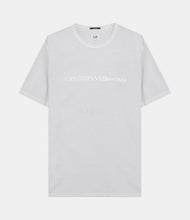 Load image into Gallery viewer, CP Company Resist Dyed Logo T-Shirt in Ice Grey
