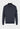 Stone Island Organic Cotton Quarter Zip In Navy