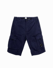Load image into Gallery viewer, Cp Company Satin Stretch Lens Cargo Shorts Medieval Blue

