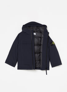Stone Island Junior Down Jacket in Navy