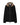 Burberry Relaxed Fit Checked Full Zip Hoodie In Black