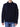 Stone Island Mock Neck Cotton Chenille Knit In Navy