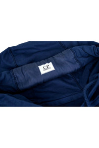 Cp Company Hooded Lens Full Zip In Medieval Blue