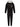 Moncler Junior Logo Cotton Tracksuit In Black