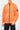 Stone Island Nylon Cotton Ripstop Star Inlay Garment Dyed Bomber Jacket In Orange