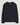 Cp Company 147A Cotton Crepe Ribbed Crewneck Knit With Certilogo In Navy