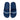 Givenchy Embossed Rubber Logo Sliders In Blue