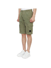 Load image into Gallery viewer, Cp Company Chrome-R Cargo Shorts In Bronze Green
