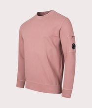 Load image into Gallery viewer, Cp Company Brushed Emerized Resist Dyed Lens Sweatshirt In Cedar Wood
