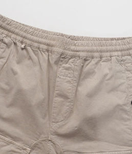 Cp Company Twill Stretch Utility Shorts In Cobblestone