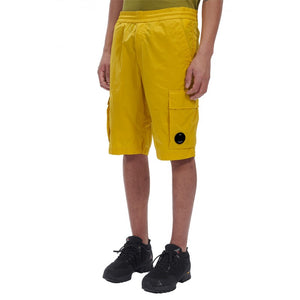 CP Company Chrome-R Cargo Shorts In Golden Nugget