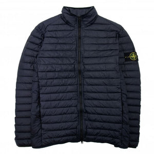 Stone Island Loom Woven Chambers R-Nylon Down Tc Packable Jacket In Navy