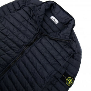 Stone Island Loom Woven Chambers R-Nylon Down Tc Packable Jacket In Navy