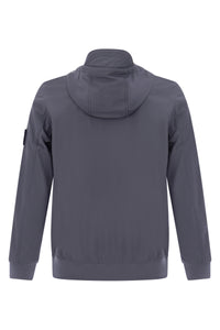 Stone Island Soft Shell-R E.Dye Jacket In Grey