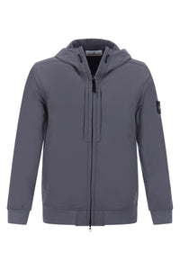 Stone Island Soft Shell-R E.Dye Jacket In Grey