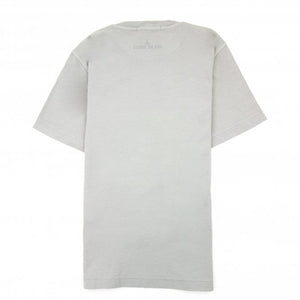 Junior Stone Island Camo Reflective Tshirt In Grey