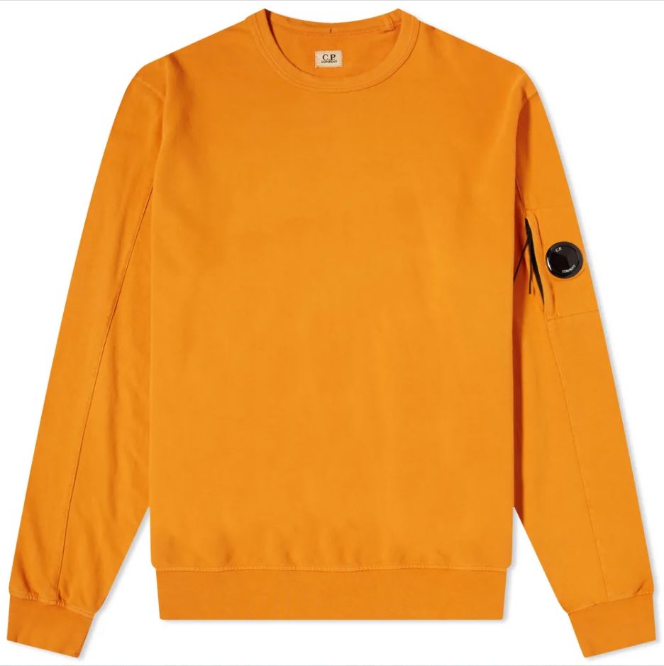 CP Company Lens Sweatshirt in Desert Sun