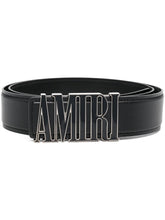 Load image into Gallery viewer, Amiri Leather Buckle Belt In Black
