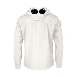 CP Company Soft Shell Goggle Jacket In White
