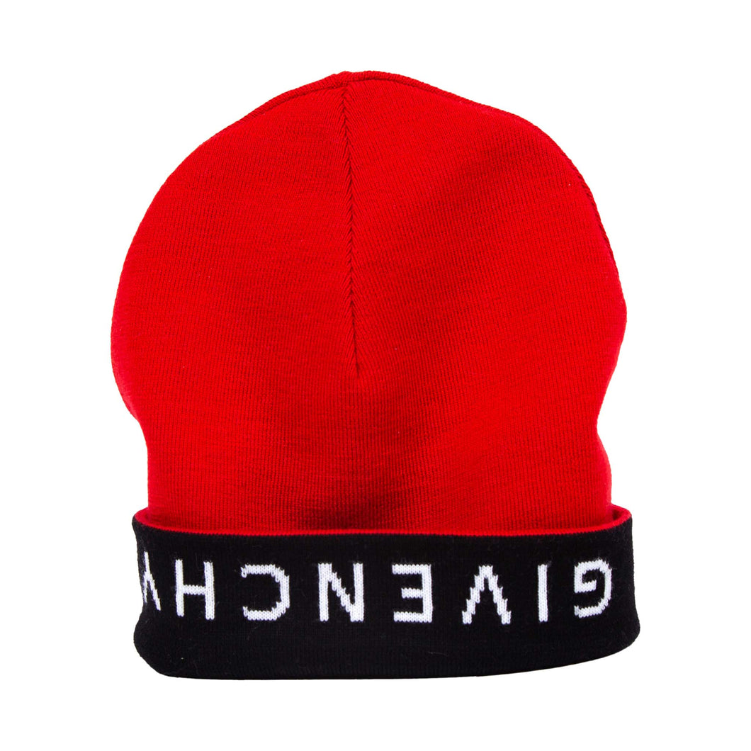 Givenchy Reversible Beanie In Red