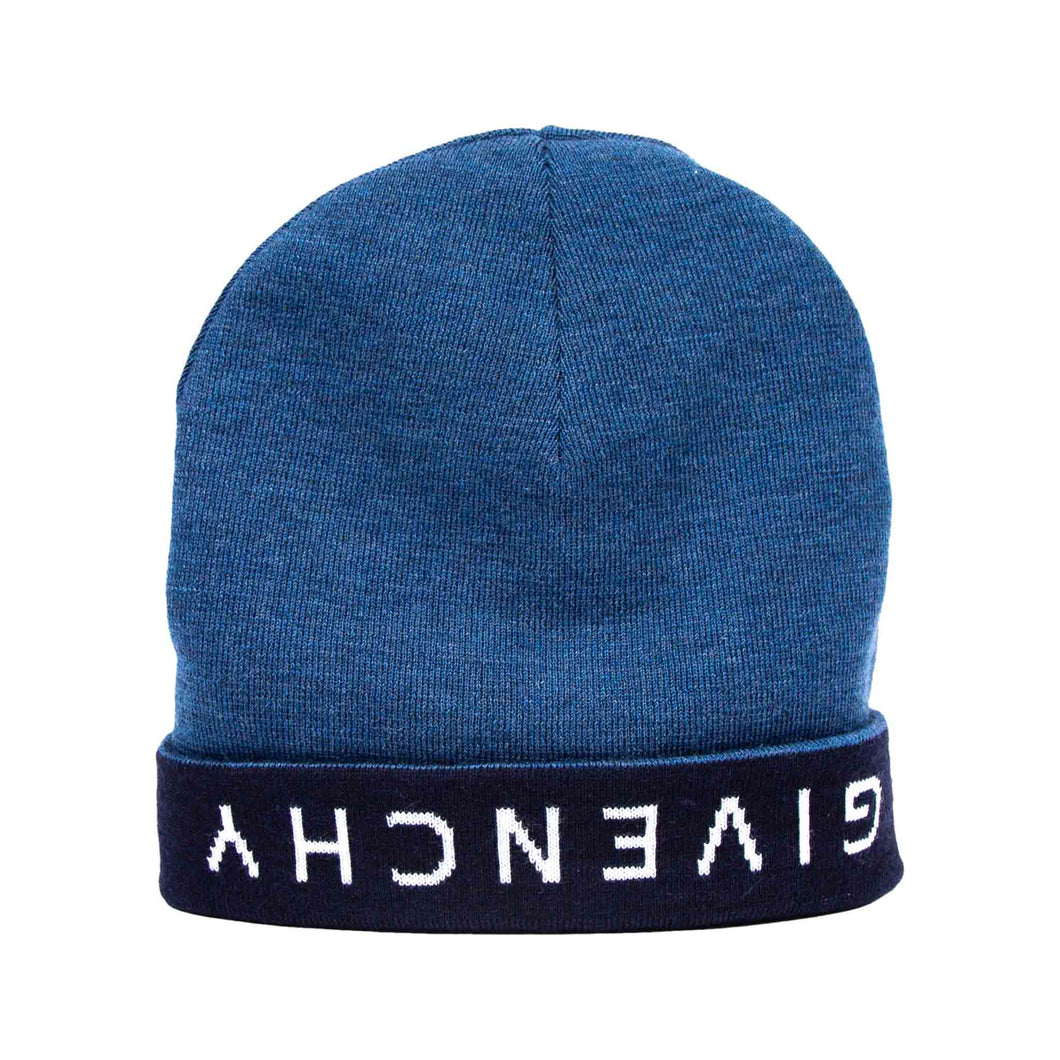Givenchy Reversible Beanie In Blue