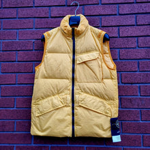 Load image into Gallery viewer, Stone Island Garment Dyed Crinkle Reps R-NY Down Gilet In Yellow
