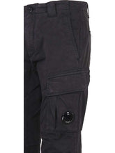 Load image into Gallery viewer, CP Company Stretch Satin Cargo Pants In Navy
