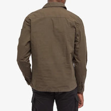 Load image into Gallery viewer, CP Company Rip - Stop Quarter Zip Lens Shirt in Khaki
