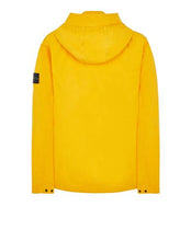 Load image into Gallery viewer, Stone Island 1 Pocket Old Effect Hooded Overshirt in Yellow
