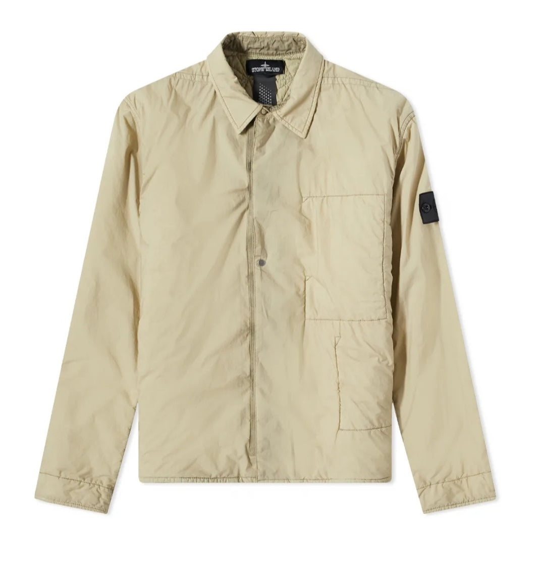 Stone Island Shadow Project Chapter 1 Padded Overshirt in Beige