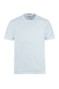 CP Company Resist Dyed Logo T-Shirt in Pastel Blue