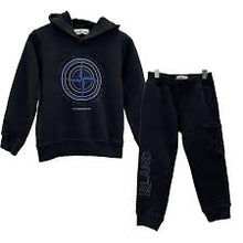 Load image into Gallery viewer, Stone Island Junior Morse Code Tracksuit in Black
