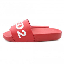 Load image into Gallery viewer, Dsquared2 Logo Slides in Red
