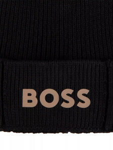 Hugo Boss Asic Beanie In Black