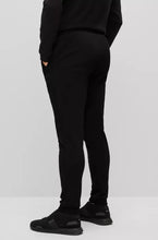 Load image into Gallery viewer, Hugo Boss Hadiko Curved Logo Joggers in Black
