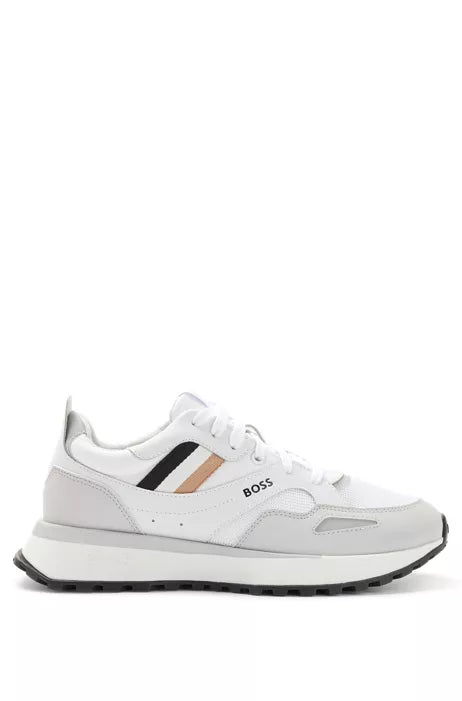 Hugo Boss Jonah Runn Trainers In White TET Clothing
