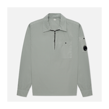 Load image into Gallery viewer, CP Company Rip - Stop Quarter Zip Lens Shirt in Grey
