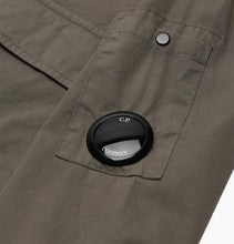 Load image into Gallery viewer, CP Company Gabardine Lens Shirt in Grey
