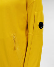Load image into Gallery viewer, CP Company Quarter Zip Polo Collar Lens Sweatshirt in Yellow
