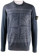 Load image into Gallery viewer, Stone Island Reversible Compass Logo Knitted Sweatshirt
