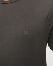 Load image into Gallery viewer, CP Company Re-Colour Mako Cotton Small Logo / Back Logo T-Shirt in Black
