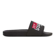 Load image into Gallery viewer, Dsquared2 Red Tag Slides in Black
