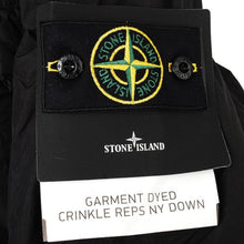 Load image into Gallery viewer, Stone Island Garment Dyed Crinkle Reps R-NY Down Coat in Black
