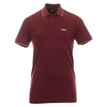 Load image into Gallery viewer, Hugo Boss Slim Fit Stretch Polo Shirt In Maroon
