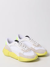 Load image into Gallery viewer, Valentino Garavani Bubbleback Mesh and Suede Trainers in White / Yellow
