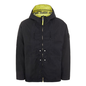 Stone Island Shadow Project Poly Wool Diagonal 3L Jacket in Charcoal