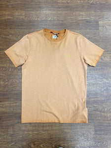 CP Company Re-Colour Logo T-shirt In Orange