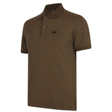 Load image into Gallery viewer, CP Company Stretch Piquet Short Sleeve Polo in Khaki
